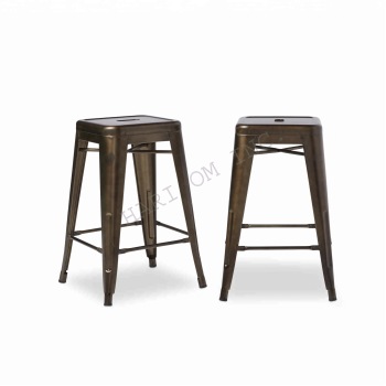 Metal Backless Counter Stool