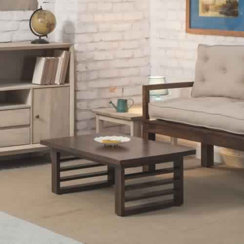 Casio Core Solid Wood Coffee Table (Honey Brown Finish