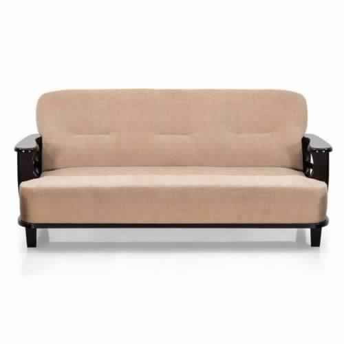 Comfort Solid Wood Sofa Set 3 1 1 (Cream)