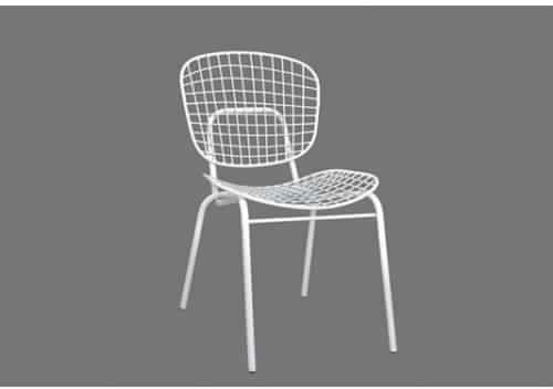 SCOTT CARD IRON JALI CHAIR