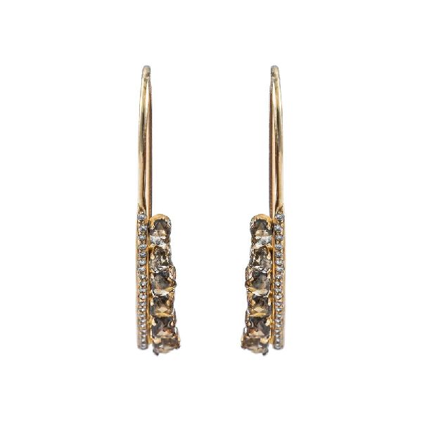 Diamond Gold Earring