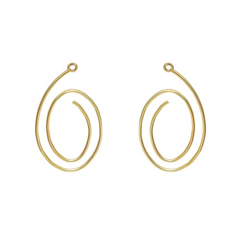 STRUCTURAL EARWIRE WITH ROUND SHAPE, Gender : Women's