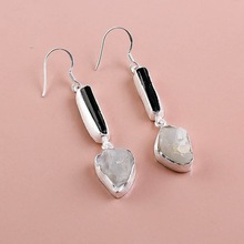 Natural Lapis Gemstone earring