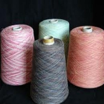 organic melange cotton yarn