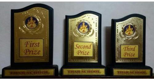 Wooden Metal School Award Trophy, Color : Black, Golden at Rs 60 in ...