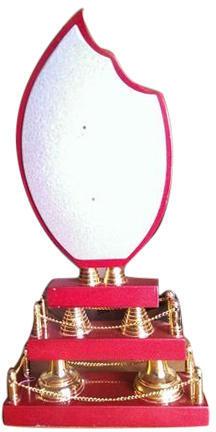 Stylish Wooden Trophy, Color : Golden Red