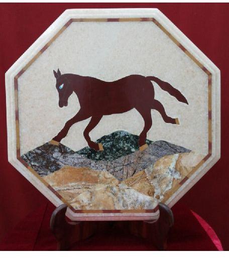 Horse Sculpted Marble Tile