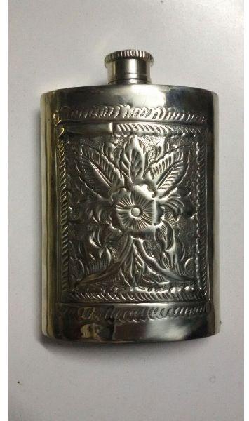 Metal Nakashi Whiskey Flask