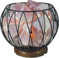 7 LBS Wooden Base Basket Holding Salt Lamp