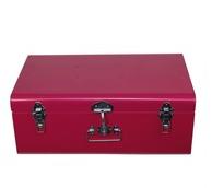 IMEX GLOBAL Rectangle Metal Trunk Storage Box, for Clothing, Feature : Stocked
