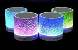 Kidz LED Light Bluetooth Speaker with Memory Card and In-built Battery