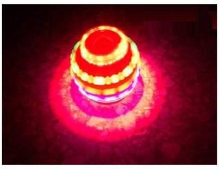 Kidz Light & Music Spinning Top Pink