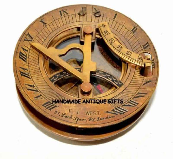 Antique Finish Compass