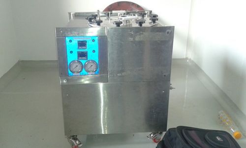 Stainless Steel Media Preparatory Autoclave, Color : Silver