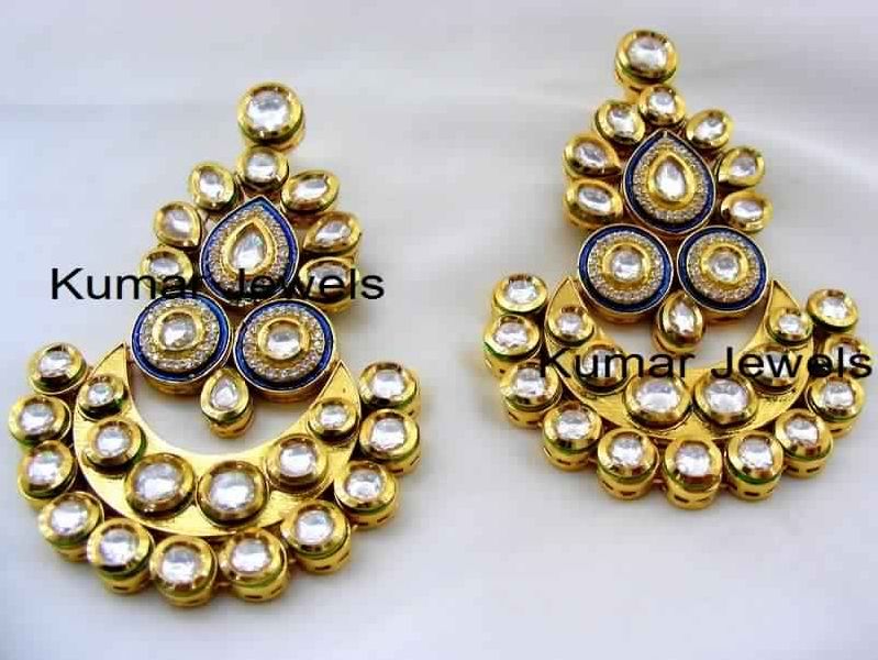 AMAZING COOL KUNDAN TEENAGE EARRINGS