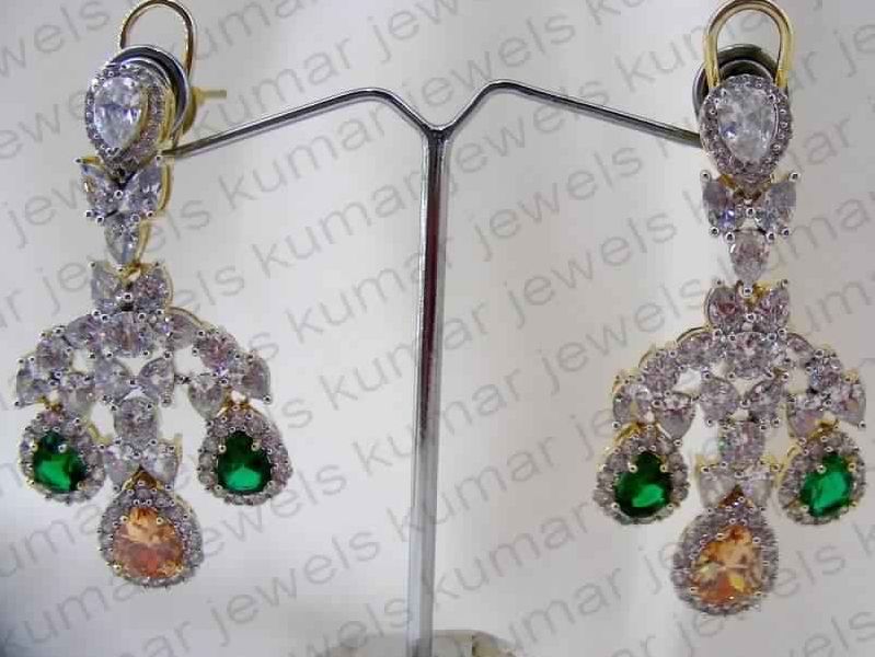 COLOR STONE DANGLER EARRING