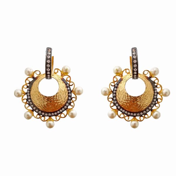 GOLDEN STONE EARRINGS