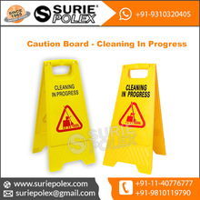 Caution Board Cleaning In Progress, Color : Yellow