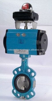 Wafer Butterfly Valve with Actuator