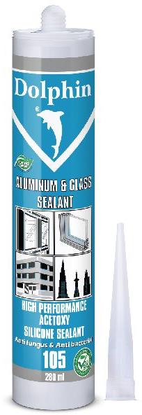 Dolphin 105 Aluminum and Glass Silicone Sealant