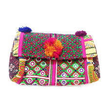 Jaipuronline Shop Cotton Fabric embroidery clutch bags