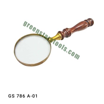 Jewelry Eye Magnifier With Wooden Handle