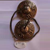 Round Metal Ankle Bells, Color : Bronze