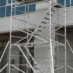 Aluminum Mobile Scaffolding Single Width Foldable Tower ARES