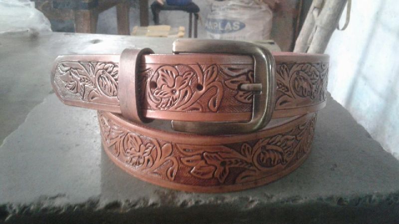 hand carved belt