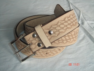 Tooling Leather belt