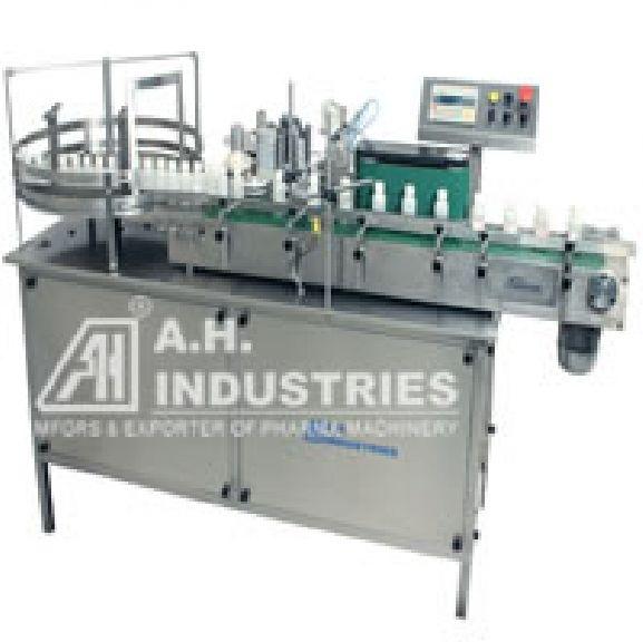 Automatic Linear Vial and Bottle Labeling Machine