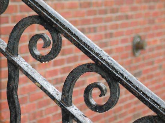 Wrought Iron Railing, for Restaurant, Hotel, Home