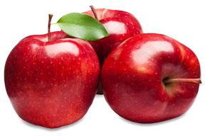 Organic fresh apple