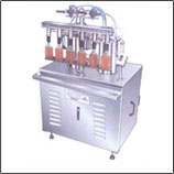 Semi Automatic Linear Vaccum Filler