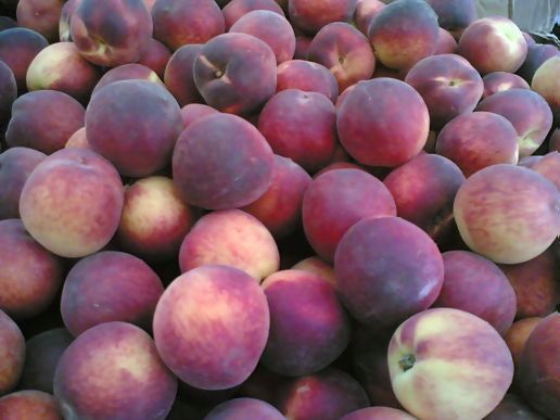 Organic fresh peach, Grade : High