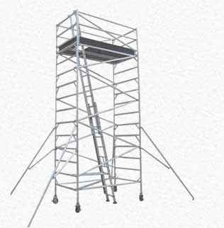 Stair Aluminum Double Width Mobile Scaffolding