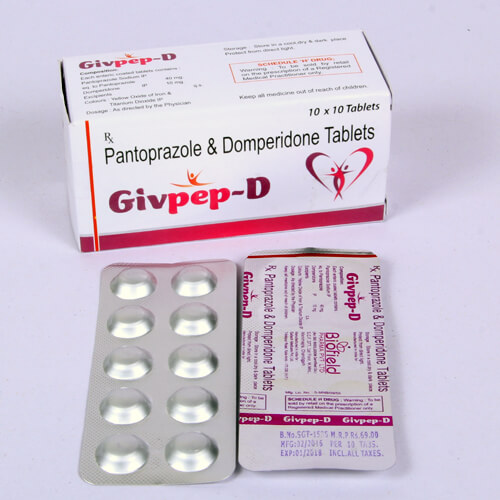 Pantoprazole 40 mg + Domperidone 10 mg