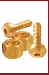 Brass Female Hose Tails With Swivel Nut