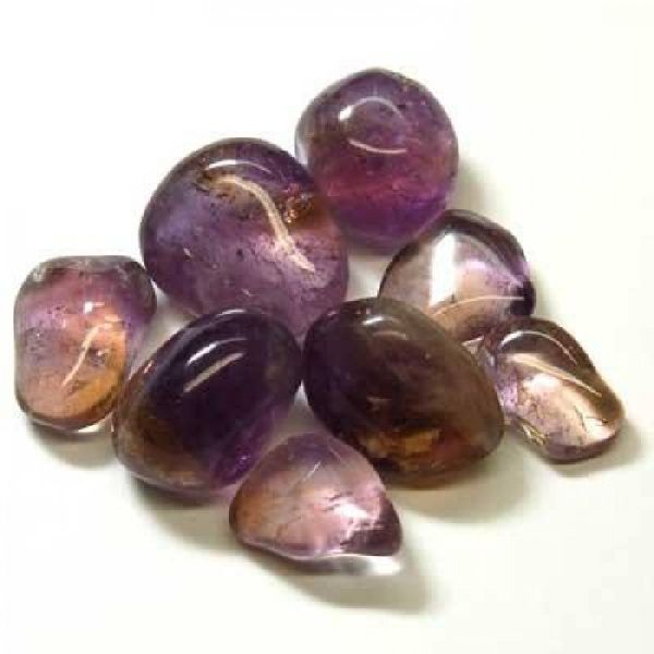 Gemstone Ametrine Healing Tumbled Stone, Gemstone Size : Free Size