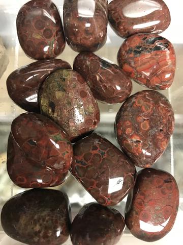 Gemstone Cinnabar Healing Tumbled Stone