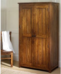 wooden wardrobe