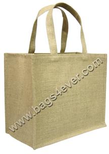 Jute Tote Bag, Color : Natural