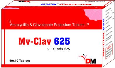 AMOXICILLIN 500mg Tablet, CLAVULANIC ACID 125 mg Tablet