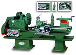 Arjun brand 1000-2000 Kg Mechanical Mild Steel Heavy Duty Lathe Machine, Phase : Three Phase