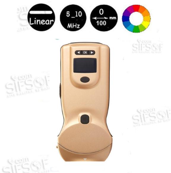 Color Ultrasound Scanner ,Wifi Probe Machine , Linear, 80 Elements 5-10 MHz, SIFULTRAS-4.0
