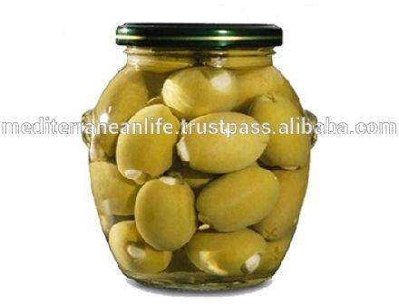 Fresh Green olives stuffed with lemon /370 gm