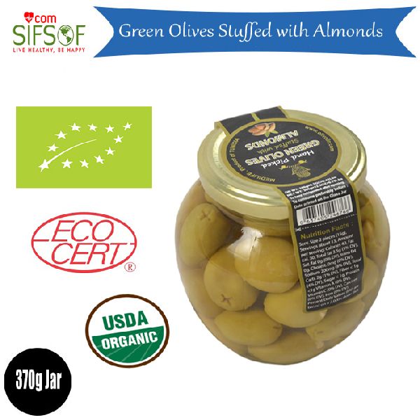 Green Olive Stuffed With Almond