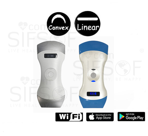 Double Head WiFi Ultrasound Scanner convex & Linear SIFULTRAS-5.41 FDA