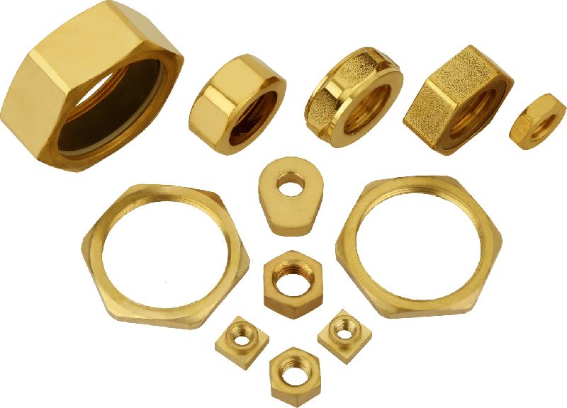 Brass Hex Nuts, Size : 1-3 Inch