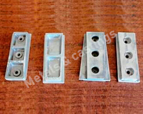 Aluminium die castings for granite polishing machines
